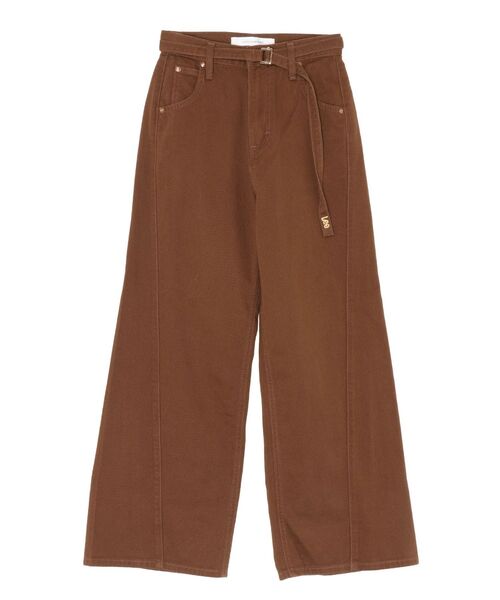 LAGUNAMOON(ラグナムーン)の「【Leeコラボ】セミワイドベルトデニムパンツ(デニムパンツ・レディース・ブラウン/インディゴブルー/ブルー・SMALL/MEDIUM)」の20枚目の写真