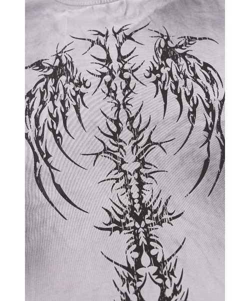 SUPPLIER（サプライヤー）の「Tシャツ｜Pierced Tribal Bones Tee｜SUPPLIER（Tシャツ/カットソー・メンズ・ブラック/グレー・SMALL/MEDIUM/LARGE/X-LARGE）」の6枚目の写真