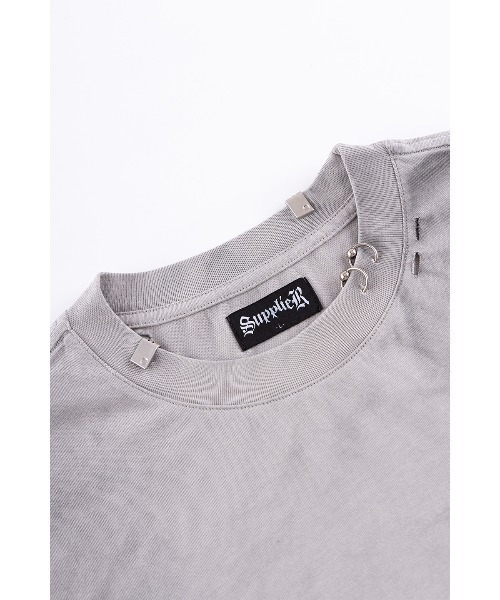 SUPPLIER（サプライヤー）の「Tシャツ｜Pierced Tribal Bones Tee｜SUPPLIER（Tシャツ/カットソー・メンズ・ブラック/グレー・SMALL/MEDIUM/LARGE/X-LARGE）」の5枚目の写真