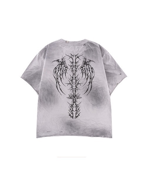 SUPPLIER（サプライヤー）の「Tシャツ｜Pierced Tribal Bones Tee｜SUPPLIER（Tシャツ/カットソー・メンズ・ブラック/グレー・SMALL/MEDIUM/LARGE/X-LARGE）」の18枚目の写真