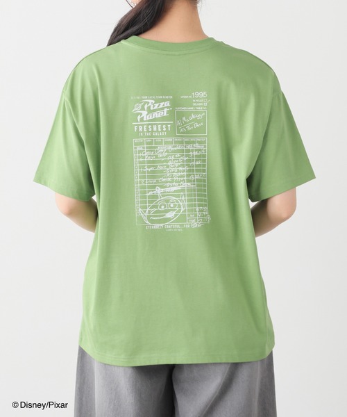 Honeys(ハニーズ)の「【ハニさら・接触冷感・UVカット】トイ・ストーリー/ゆるT(Tシャツ/カットソー・キッズ・ライトグリーン/ホワイト/スミクロ/オートミール・S/M/LL/L/150cm)」の8枚目の写真