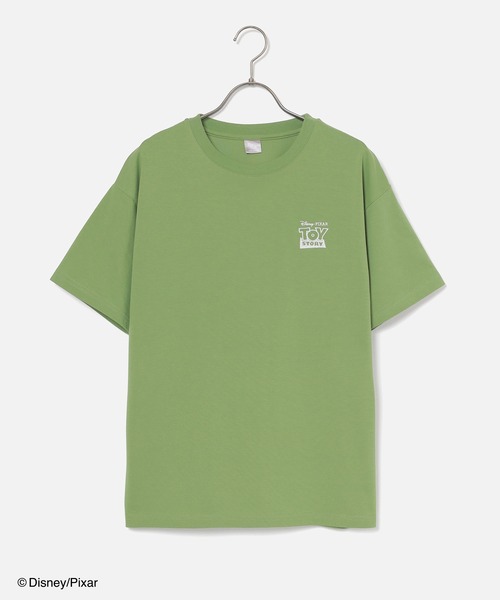 Honeys(ハニーズ)の「【ハニさら・接触冷感・UVカット】トイ・ストーリー/ゆるT(Tシャツ/カットソー・キッズ・ライトグリーン/ホワイト/スミクロ/オートミール・S/M/LL/L/150cm)」の9枚目の写真