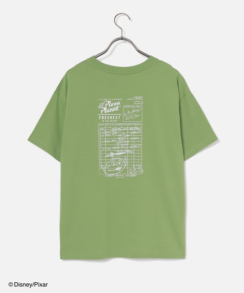 Honeys(ハニーズ)の「【ハニさら・接触冷感・UVカット】トイ・ストーリー/ゆるT(Tシャツ/カットソー・キッズ・ライトグリーン/ホワイト/スミクロ/オートミール・S/M/LL/L/150cm)」の10枚目の写真
