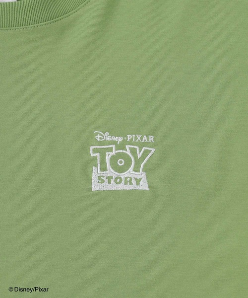 Honeys(ハニーズ)の「【ハニさら・接触冷感・UVカット】トイ・ストーリー/ゆるT(Tシャツ/カットソー・キッズ・ライトグリーン/ホワイト/スミクロ/オートミール・S/M/LL/L/150cm)」の11枚目の写真