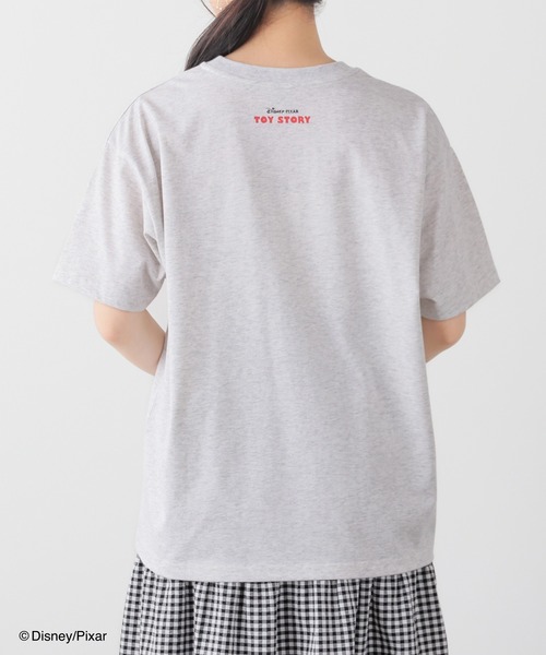 Honeys(ハニーズ)の「【ハニさら・接触冷感・UVカット】トイ・ストーリー/ゆるT(Tシャツ/カットソー・キッズ・ライトグリーン/ホワイト/スミクロ/オートミール・S/M/LL/L/150cm)」の14枚目の写真