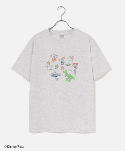 Honeys(ハニーズ)の「【ハニさら・接触冷感・UVカット】トイ・ストーリー/ゆるT(Tシャツ/カットソー・キッズ・ライトグリーン/ホワイト/スミクロ/オートミール・S/M/LL/L/150cm)」の15枚目の写真