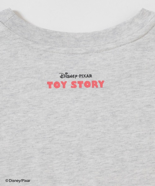 Honeys(ハニーズ)の「【ハニさら・接触冷感・UVカット】トイ・ストーリー/ゆるT(Tシャツ/カットソー・キッズ・ライトグリーン/ホワイト/スミクロ/オートミール・S/M/LL/L/150cm)」の18枚目の写真