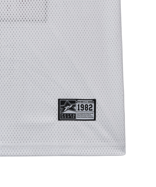 PHYPS MOTORCYCLE(フィップスモーターサイクル)の「Mesh 20 Jersey Sleeveless White(Tシャツ/カットソー・レディース・その他・MEDIUM/LARGE/X-LARGE)」の2枚目の写真