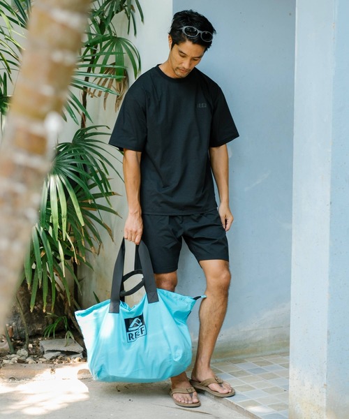 REEF(リーフ)の「REEF メンズ REEF WATERPROOF BAG BIG トートバッグ 【2026年夏モデル】/リーフ撥水ビッグトートバッグ(トートバッグ・メンズ・ブラック/ブルー・FREE)」の9枚目の写真