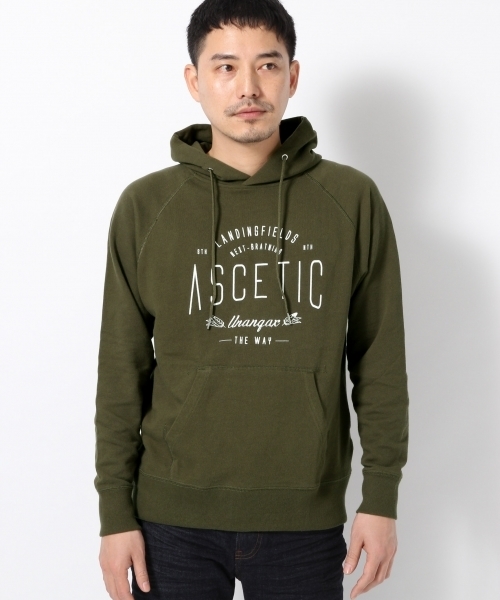 GLOBAL WORK（グローバルワーク）の「プリントウラケパーカー/710851（パーカー・メンズ・グレー/カーキ/ホワイト・SMALL/LARGE/X-LARGE/MEDIUM）」の3枚目の写真