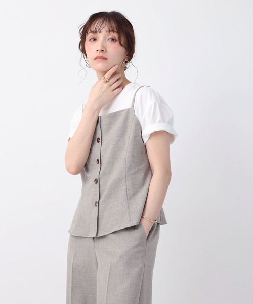 NOAHL(ノアル)の「【NOAHL】リネンライクキャミソールビスチェ(キャミソール・レディース・ブラック/ナチュラル/グレー・FREE)」の17枚目の写真