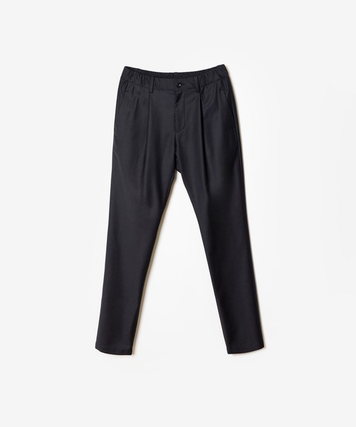 ATTACHMENT（アタッチメント）の「2/80 PE/WO ストレッチトロ レギュラーフィット 1タックトラウザーズ / 2/80 PE/WO STRETCH TRO REGULAR FIT 1TUCK TROUSERS（スラックス・メンズ・ネイビー/グレー/ブラック・4/3/2/1）」の3枚目の写真