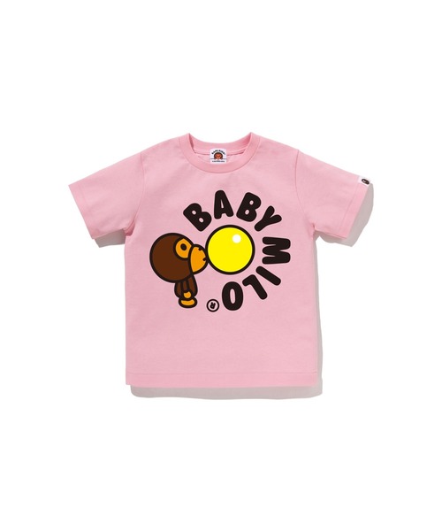A BATHING APE(アベイシングエイプ)の「MILO GUM BALL TEE(Tシャツ/カットソー・キッズ・ホワイト/ブラック/イエロー/ピンク・120/110/130/100/140/90)」の4枚目の写真
