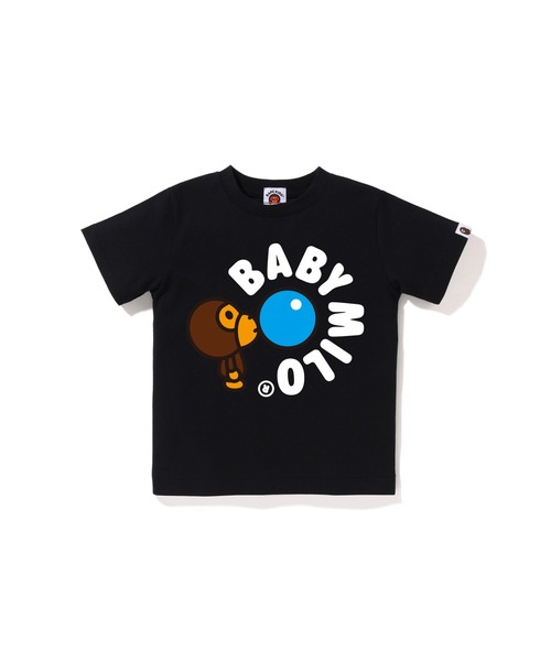 A BATHING APE(アベイシングエイプ)の「MILO GUM BALL TEE(Tシャツ/カットソー・キッズ・ホワイト/ブラック/イエロー/ピンク・120/110/130/100/140/90)」の2枚目の写真