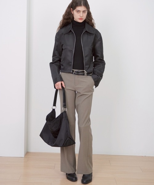 Never mind the XU / Chikashitsu+(ネバーマインド ザ エックスユー / チカシツプラス)の「【HAH ARCHIVE】Contour Shoulder Bag(Nylon) / 【ハーアーカイブ】コントゥアワンショルダーバッグ(ナイロン)(ショルダーバッグ・メンズ・ブラック・ONE SIZE)」の18枚目の写真