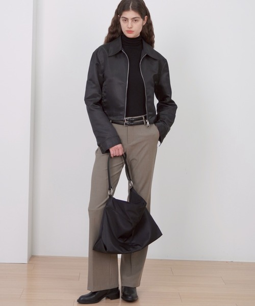 Never mind the XU / Chikashitsu+(ネバーマインド ザ エックスユー / チカシツプラス)の「【HAH ARCHIVE】Contour Shoulder Bag(Nylon) / 【ハーアーカイブ】コントゥアワンショルダーバッグ(ナイロン)(ショルダーバッグ・メンズ・ブラック・ONE SIZE)」の21枚目の写真