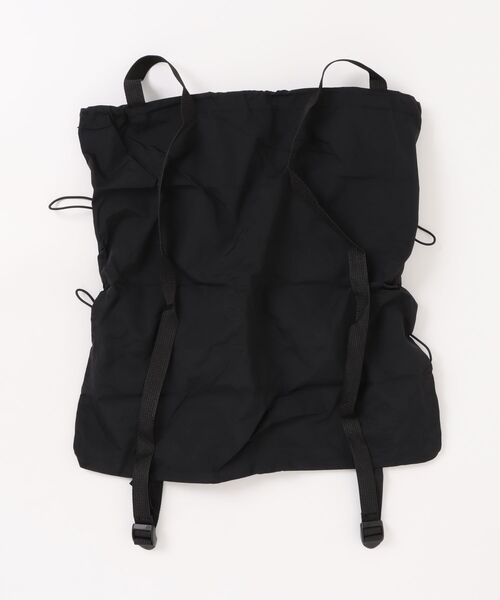 Burner(バーナー)の「【OKUOKU 0909】ナップサック oku-bag-46-18【RBTS】(バックパック/リュック・メンズ・ブラック系その他/ブラック/シルバー・FREE)」の4枚目の写真
