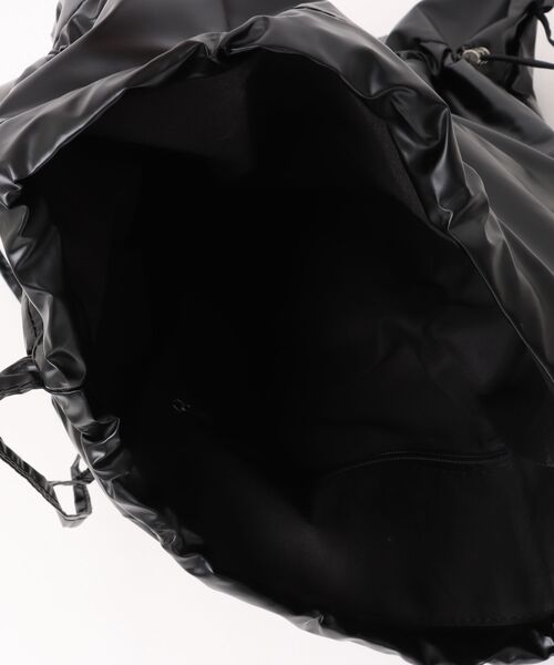 Burner(バーナー)の「【OKUOKU 0909】ナップサック oku-bag-46-18【RBTS】(バックパック/リュック・メンズ・ブラック系その他/ブラック/シルバー・FREE)」の8枚目の写真