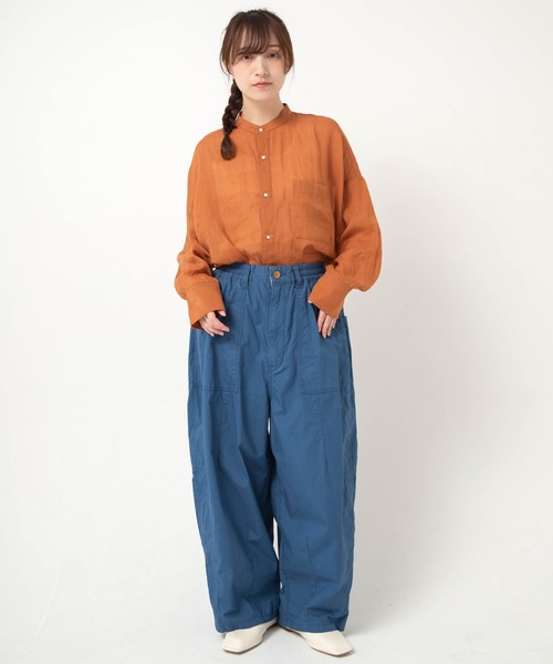 URCH RNA（アーチ アールエヌエー）の「R4470 馬布で作ったギャルソンパンツ（その他パンツ・レディース・ブルー/ピンク/ベージュ・FREE）」の19枚目の写真
