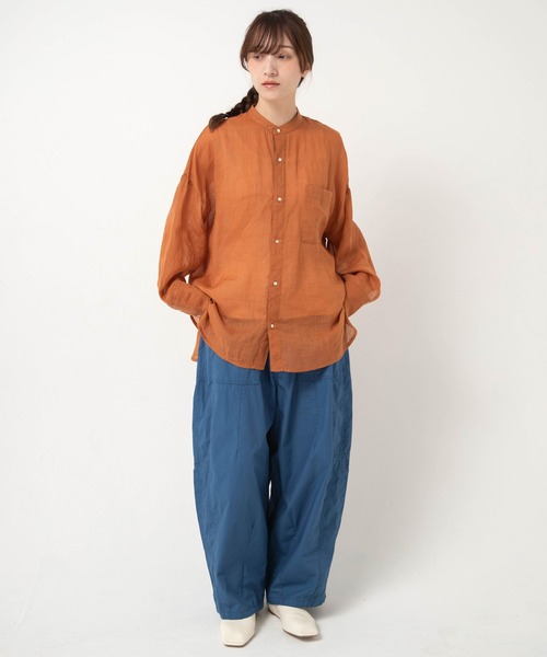 URCH RNA（アーチ アールエヌエー）の「R4470 馬布で作ったギャルソンパンツ（その他パンツ・レディース・ブルー/ピンク/ベージュ・FREE）」の20枚目の写真