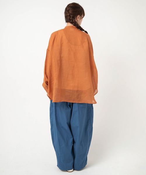 URCH RNA（アーチ アールエヌエー）の「R4470 馬布で作ったギャルソンパンツ（その他パンツ・レディース・ブルー/ピンク/ベージュ・FREE）」の22枚目の写真