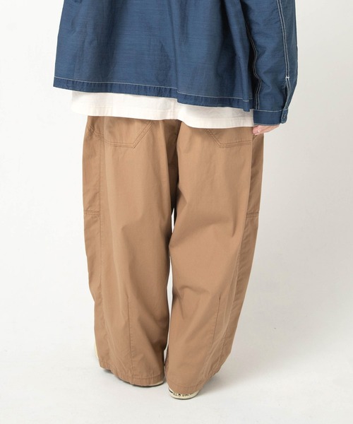 URCH RNA（アーチ アールエヌエー）の「R4470 馬布で作ったギャルソンパンツ（その他パンツ・レディース・ブルー/ピンク/ベージュ・FREE）」の7枚目の写真