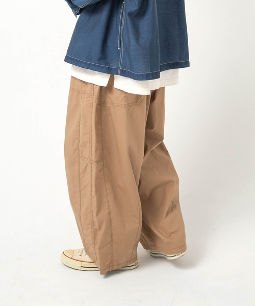 URCH RNA（アーチ アールエヌエー）の「R4470 馬布で作ったギャルソンパンツ（その他パンツ・レディース・ブルー/ピンク/ベージュ・FREE）」の6枚目の写真