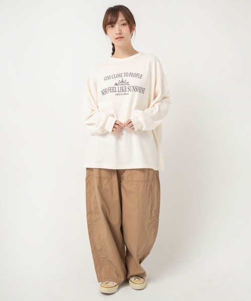 URCH RNA（アーチ アールエヌエー）の「R4470 馬布で作ったギャルソンパンツ（その他パンツ・レディース・ブルー/ピンク/ベージュ・FREE）」の15枚目の写真