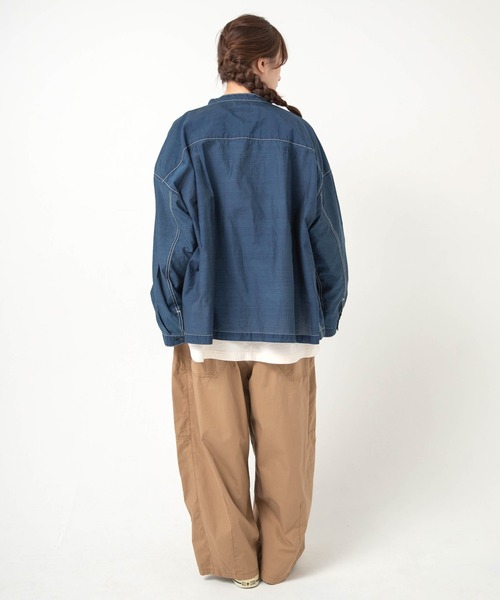 URCH RNA（アーチ アールエヌエー）の「R4470 馬布で作ったギャルソンパンツ（その他パンツ・レディース・ブルー/ピンク/ベージュ・FREE）」の17枚目の写真