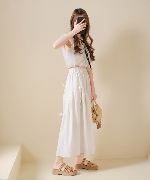 Miniministore(ミニミニストア)の「ストラップサンダル レディース 太ヒール(サンダル・レディース・ベージュ/アイボリー/ブラック・25.0cm/22.5cm/24.5cm/24.0cm/23.5cm/23.0cm)」の8枚目の写真
