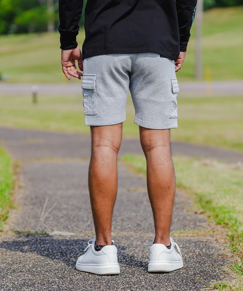 adamsJUGGLER（アダムスジャグラー）の「RTEGモノグラムR.Sカーゴショートパンツ（その他パンツ・メンズ・ブラック/グレー・XL/S/L/M）」の6枚目の写真
