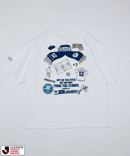 FREAK'S STORE(フリークスストア)の「J.LEAGUE × FREAK’S STORE 別注SUPPORTERS SHORT SLEEVE TEE 【FC町田ゼルビア】/ Jリーグ 別注 Tシャツ(Tシャツ/カットソー・メンズ・ホワイト/チャコールグレー・MEDIUM/SMALL/X-LARGE/LARGE)」の15枚目の写真