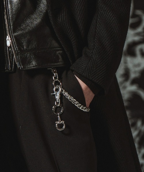 NO ID.（ノーアイディ）の「【NO ID.】Horsebit Key Ring / ホースビット キーリング（キーホルダー・メンズ・シルバー・ONE SIZE）」の2枚目の写真