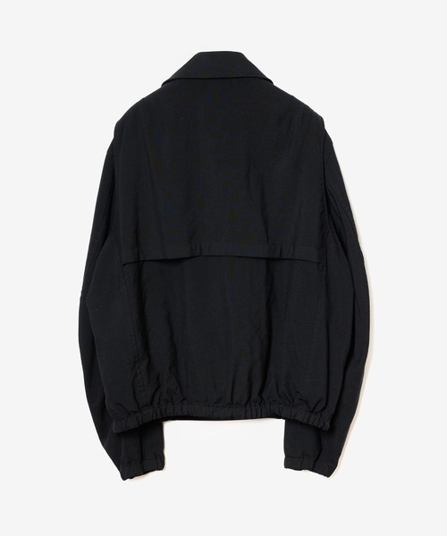 VEIN (ヴェイン)の「シュリンク ウールクロス ジップアップジャケット / SHRINK WO CLOTH ZIP-UP JACKET(ブルゾン・メンズ・ダークグレー/ブラック・2/3/1)」の3枚目の写真