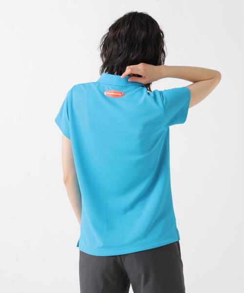 Jack Bunny!!(ジャックバニー)の「【Jack Bunny!!】ASEIYARN半袖ポロシャツ(ポロシャツ・レディース・ブルー/ブラック・SMALL)」の15枚目の写真