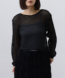Mirette（ミレット）の「ルーズメッシュニットプルオーバー / Loose Mesh Knit Pullover（ニット/セーター）」