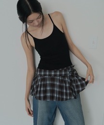 FEKETE | wrapping mini pleated skirt / ラッピングミニプリーツスカート(スカート)