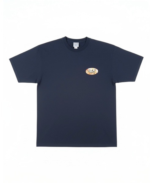 LOCALMOTION HAWAII(ローカルモーション ハワイ)の「サーフオーバルパームプリントTシャツ(Tシャツ/カットソー・メンズ・ホワイト/ネイビー・X-LARGE/LARGE/MEDIUM/SMALL)」の6枚目の写真