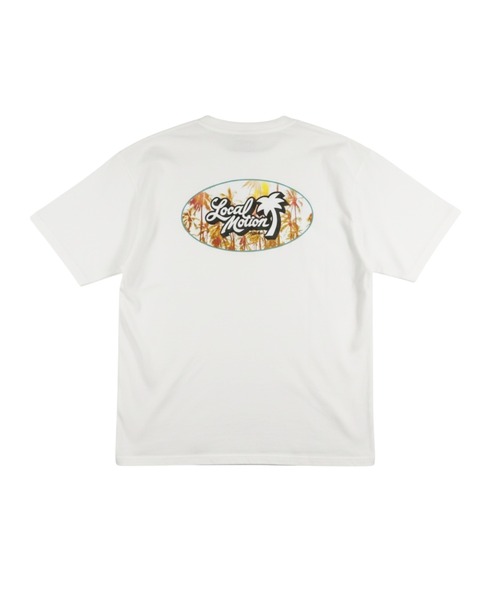 LOCALMOTION HAWAII(ローカルモーション ハワイ)の「サーフオーバルパームプリントTシャツ(Tシャツ/カットソー・メンズ・ホワイト/ネイビー・X-LARGE/LARGE/MEDIUM/SMALL)」の8枚目の写真
