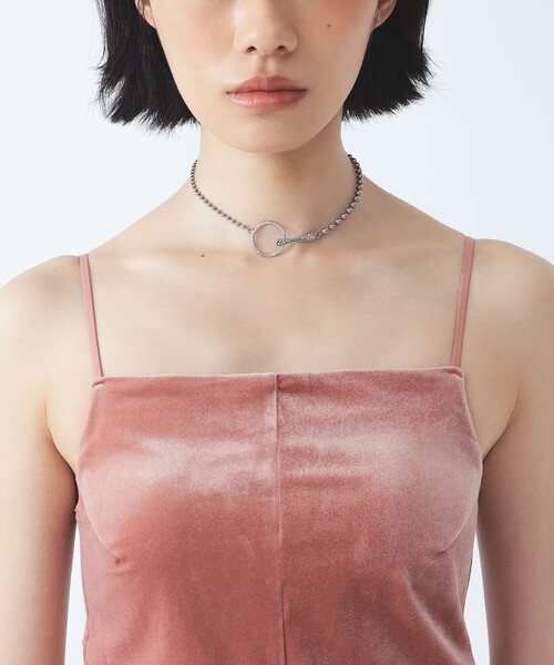 Ray BEAMS(レイビームス)の「ベロア ボディスーツ キャミソール(Tシャツ/カットソー・レディース・ブラック/ピンク・ONE SIZE)」の13枚目の写真