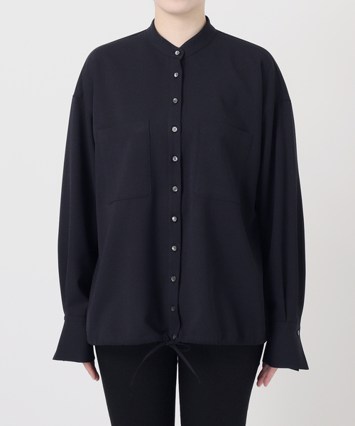 JOURNAL STANDARD(ジャーナルスタンダード)の「《追加》ウーリッシュツイルタックボリュームシャツ(シャツ/ブラウス・レディース・ネイビー/アイボリー/ベージュ・FREE)」の15枚目の写真