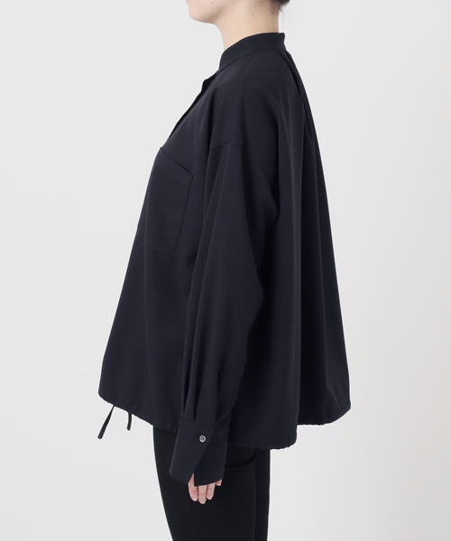 JOURNAL STANDARD(ジャーナルスタンダード)の「《追加》ウーリッシュツイルタックボリュームシャツ(シャツ/ブラウス・レディース・ネイビー/アイボリー/ベージュ・FREE)」の16枚目の写真