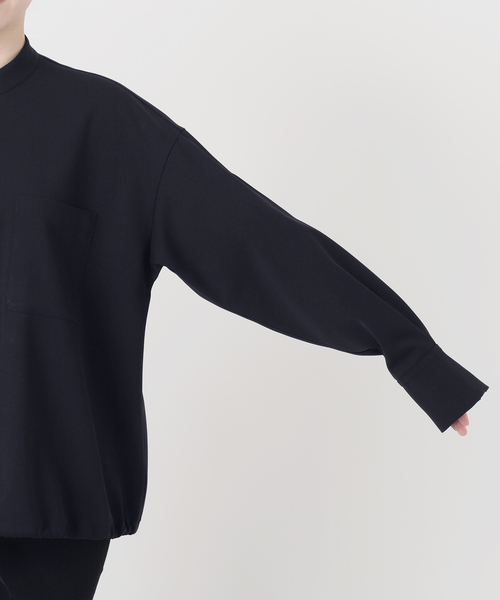 JOURNAL STANDARD(ジャーナルスタンダード)の「《追加》ウーリッシュツイルタックボリュームシャツ(シャツ/ブラウス・レディース・ネイビー/アイボリー/ベージュ・FREE)」の19枚目の写真
