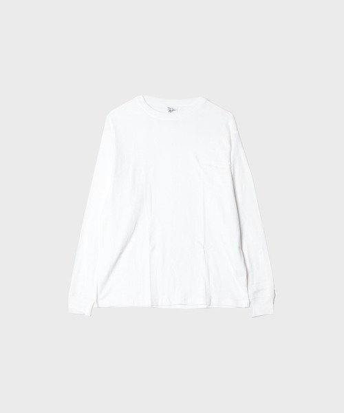 MILLER(ミラー)の「R.P.miller/Panel-Ribbed CF Crew-Neck Long-Sleeve T-Shirt /142C 秋服 冬服(Tシャツ/カットソー・レディース・ホワイト/ブラック系・LL/L/M)」の9枚目の写真