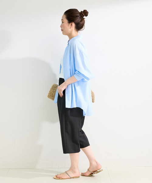 Simplicite(サンプリシテ)の「手洗い可 / *MAI.M. WOOLY BERMUDA(その他パンツ・レディース・ベージュ/グレー/ブラック・SMALL/MEDIUM)」の5枚目の写真