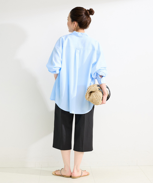 Simplicite(サンプリシテ)の「手洗い可 / *MAI.M. WOOLY BERMUDA(その他パンツ・レディース・ベージュ/グレー/ブラック・SMALL/MEDIUM)」の6枚目の写真