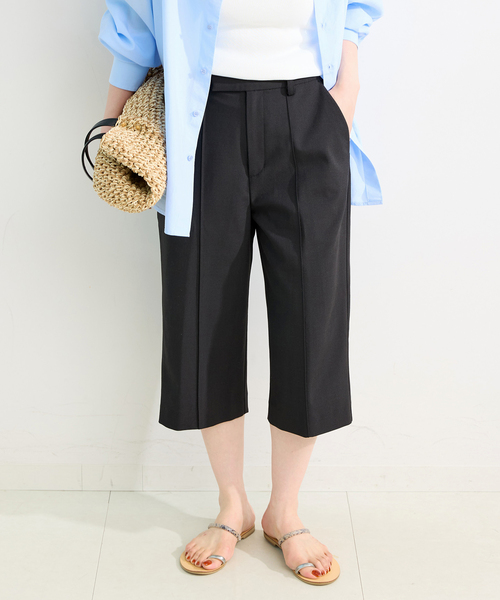 Simplicite(サンプリシテ)の「手洗い可 / *MAI.M. WOOLY BERMUDA(その他パンツ・レディース・ベージュ/グレー/ブラック・SMALL/MEDIUM)」の7枚目の写真