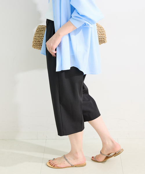 Simplicite(サンプリシテ)の「手洗い可 / *MAI.M. WOOLY BERMUDA(その他パンツ・レディース・ベージュ/グレー/ブラック・SMALL/MEDIUM)」の8枚目の写真