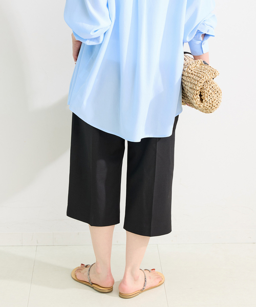 Simplicite(サンプリシテ)の「手洗い可 / *MAI.M. WOOLY BERMUDA(その他パンツ・レディース・ベージュ/グレー/ブラック・SMALL/MEDIUM)」の9枚目の写真