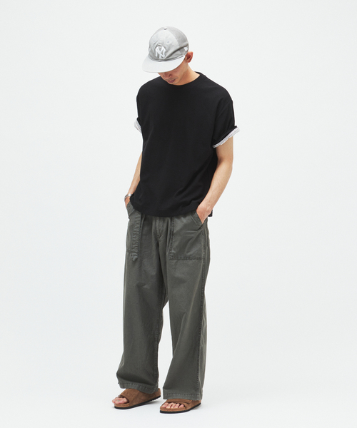 JOURNAL STANDARD(ジャーナルスタンダード)の「クレープ ウィーヴ リラックス Tシャツ(Tシャツ/カットソー・メンズ・ブラック系その他/ホワイト系その他/グレー/ブラウン・MEDIUM/SMALL/LARGE)」の5枚目の写真